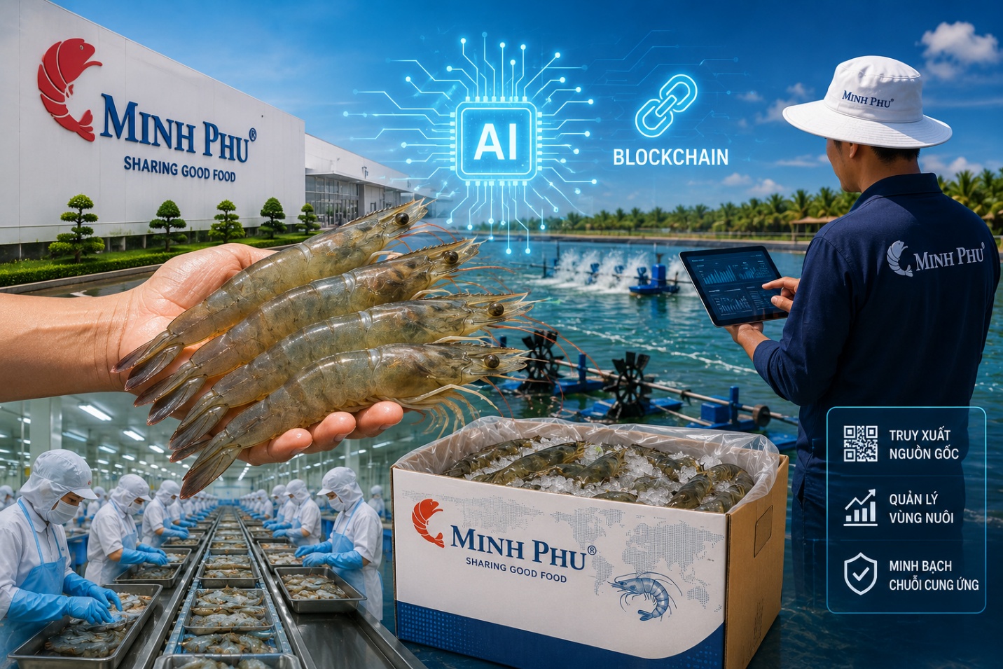 Minh Phú tăng tốc với AI và Blockchain, tham vọng lãi gần 1.000 tỷ đồng