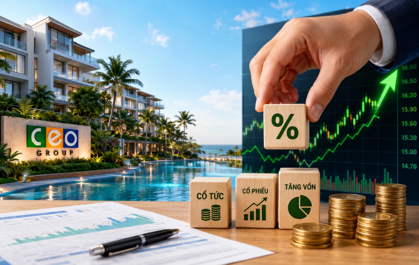 Sau cú tăng gần 20% từ đáy, CEO Group chốt lịch chia cổ tức cho cổ đông