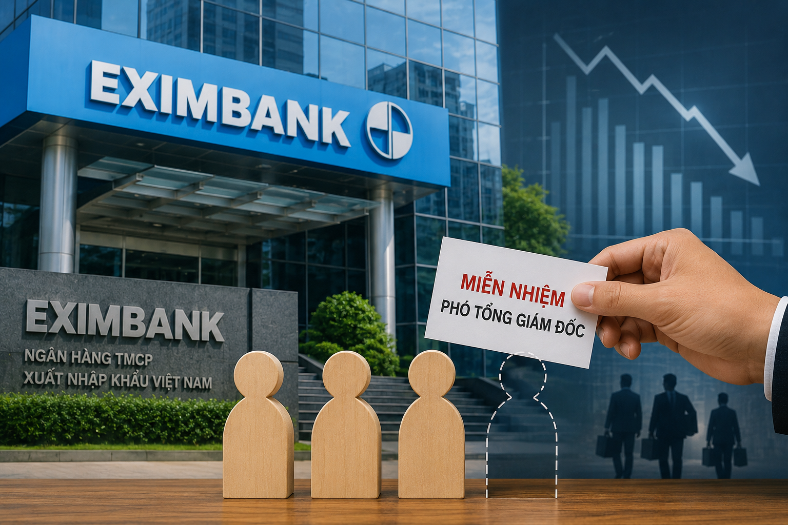 Dồn dập biến động nhân sự tại Eximbank: 4 Phó Tổng Giám đốc lần lượt rời ghế