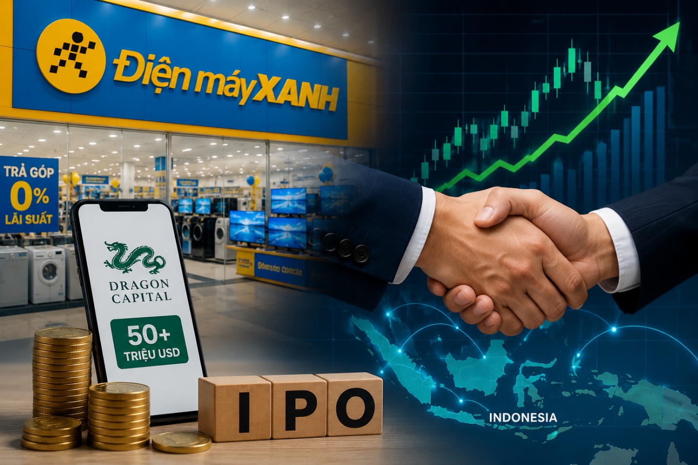 Dragon Capital đặt cược lớn vào IPO Điện Máy Xanh, định giá còn quá rẻ?