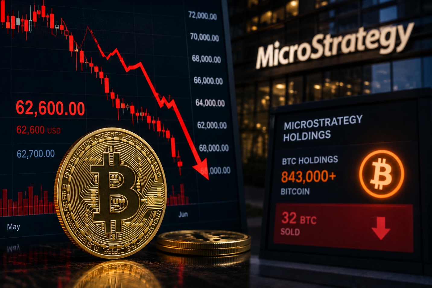 Bitcoin giảm sâu sau động thái gây bất ngờ của “cá voi” lớn nhất thị trường