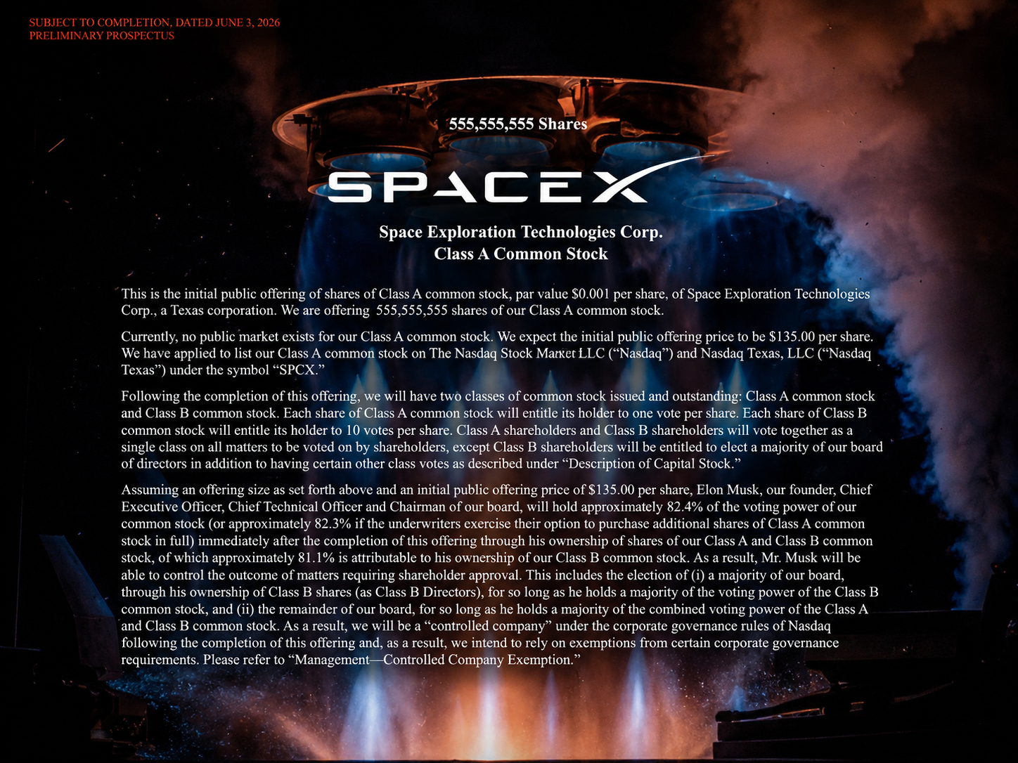 IPO 75 tỷ USD, SpaceX gia nhập top 10 doanh nghiệp giá trị nhất thế giới.png