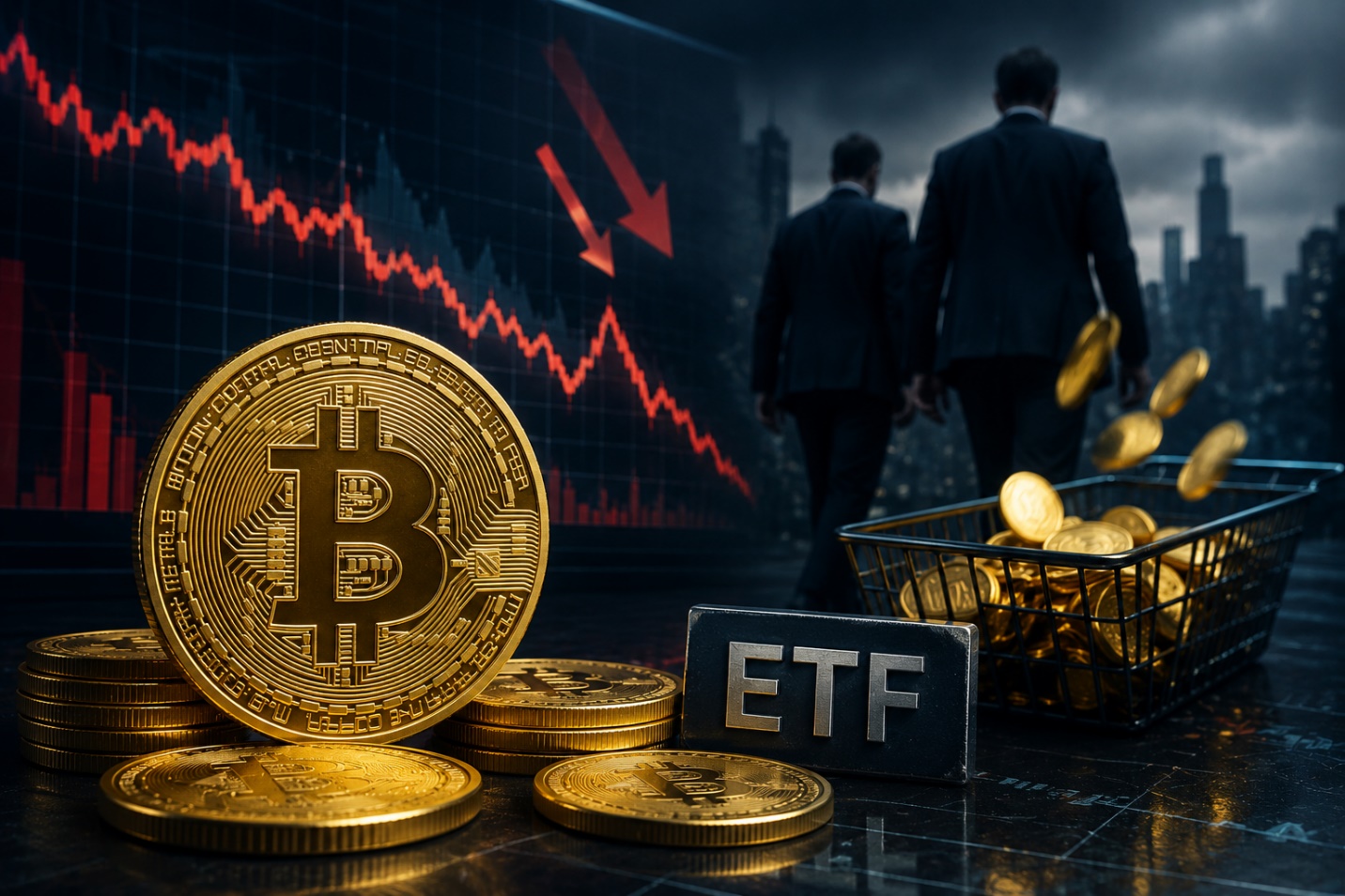 Quỹ đầu cơ rút lui khỏi Bitcoin ETF, hơn 52.000 BTC bị bán ra chỉ trong 3 tháng