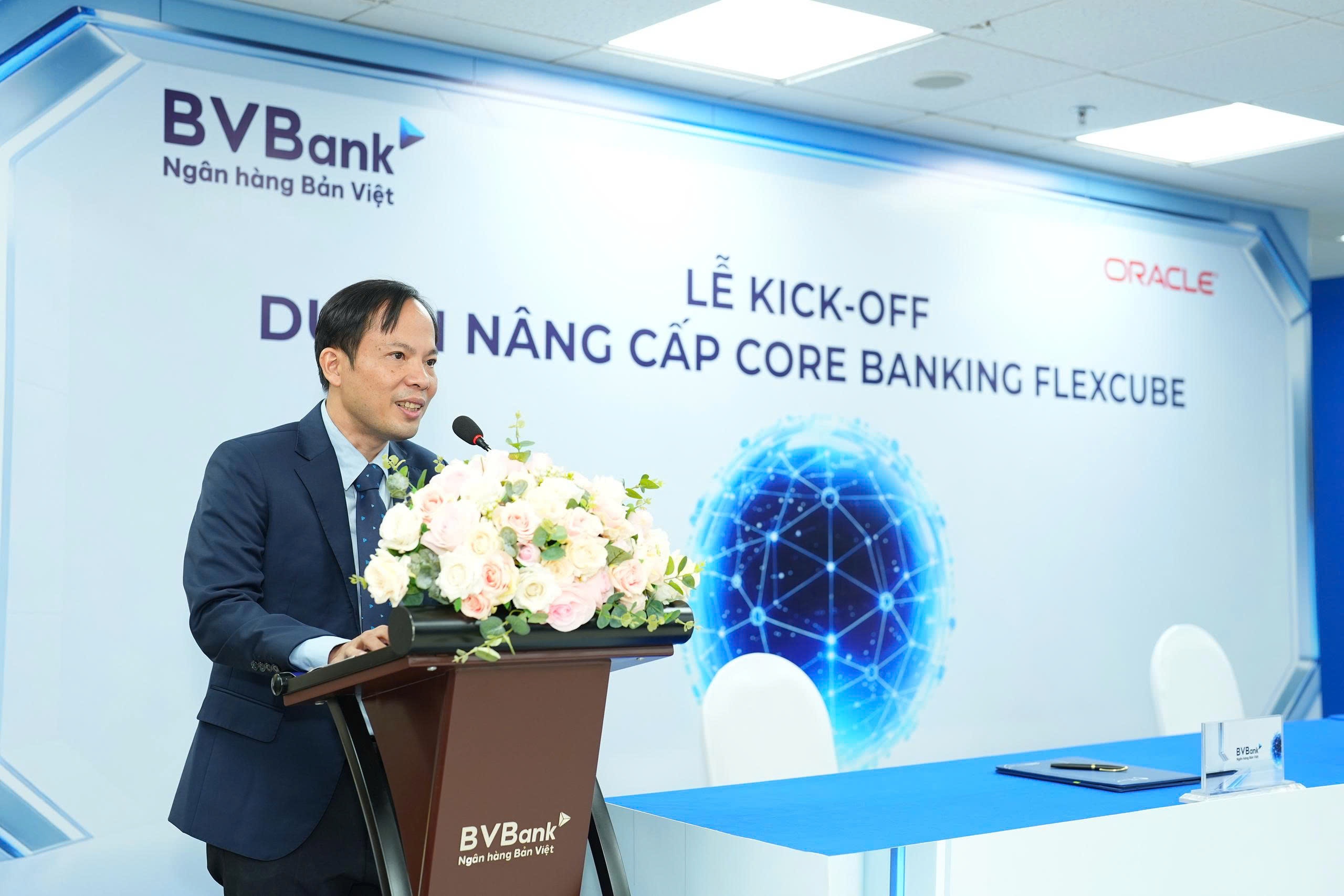 Ông Phan Việt Hải - Phó tổng Giám đốc BVBank phát biểu tại lễ ký kết