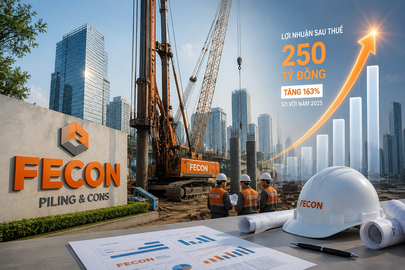 Fecon tham vọng lãi 250 tỷ đồng, lên kế hoạch huy động vốn quy mô lớn