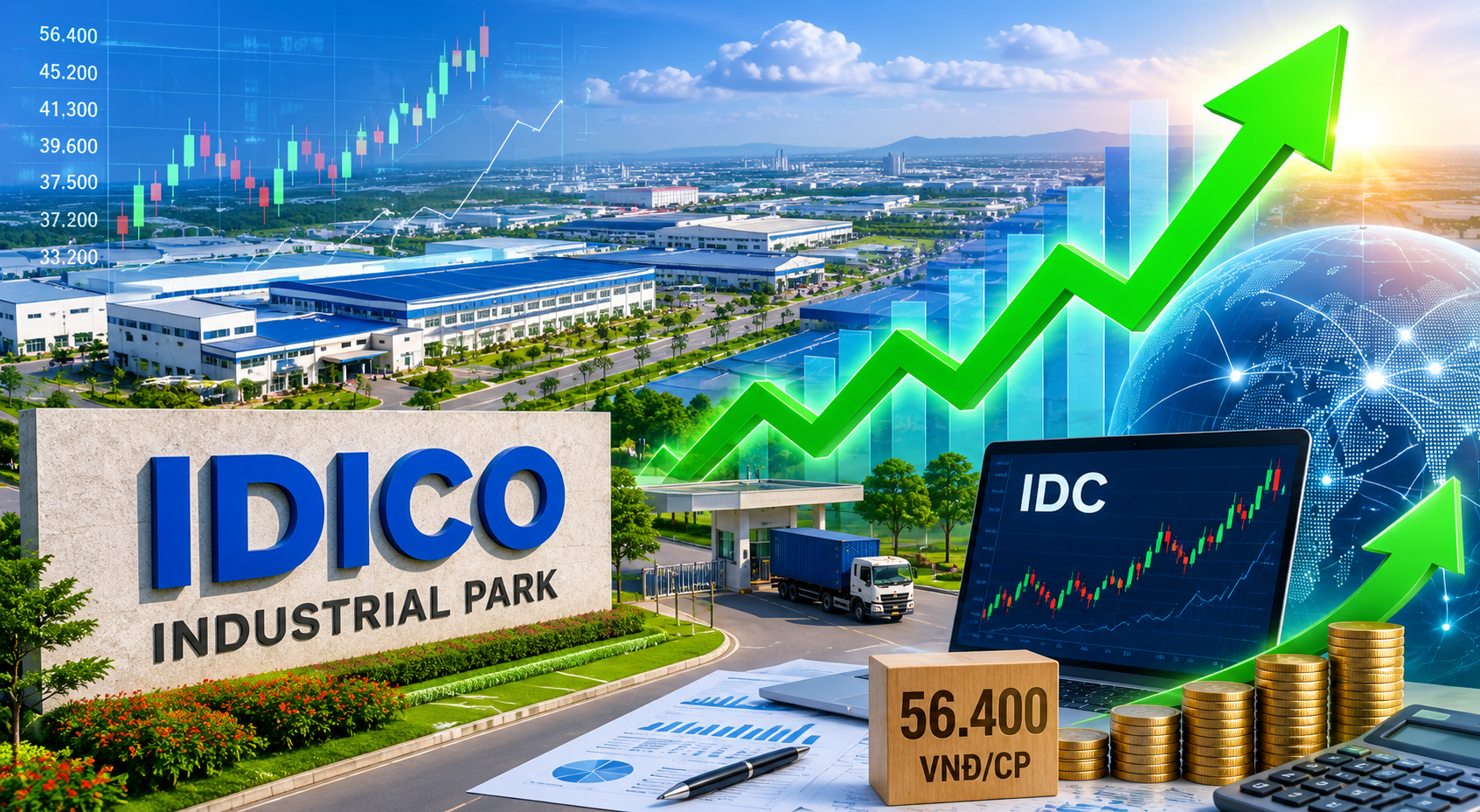 IDC có gì để KBSV đưa ra khuyến nghị mua với giá mục tiêu 56.400 đồng?