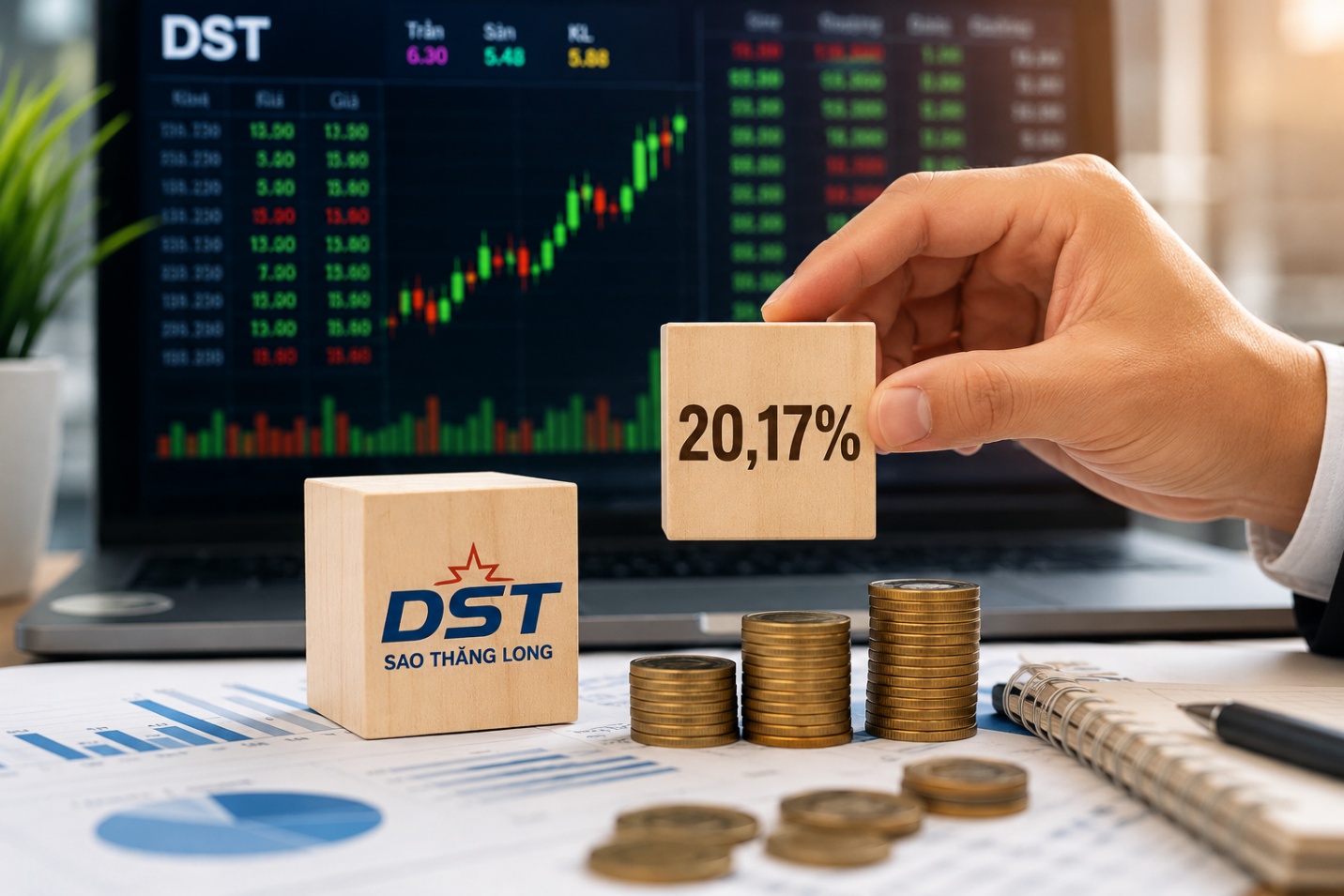 Thiên Hoàng Holdings từ 0% lên hơn 20% vốn DST chỉ sau một giao dịch