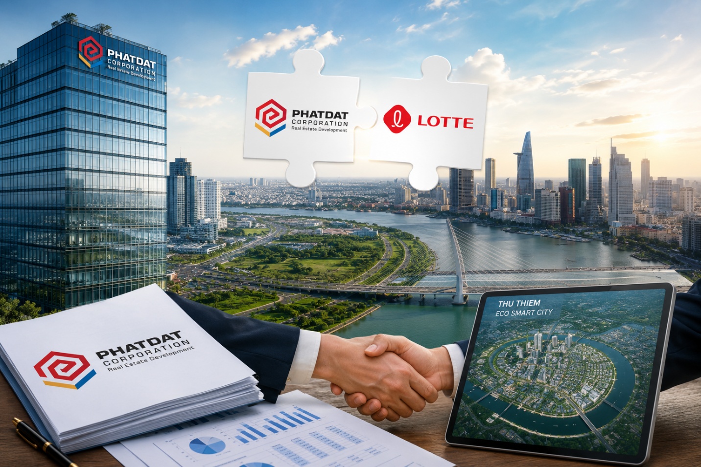 Phát Đạt chuẩn bị nguồn lực cho đại dự án cùng Lotte bằng loạt thương vụ nghìn tỷ