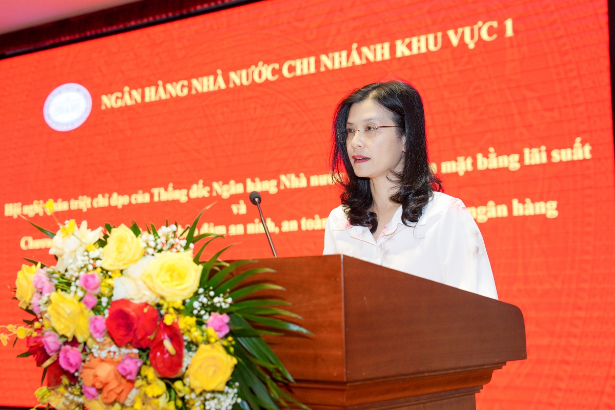 NHNN Khu vực 1 quán triệt chỉ đạo của Thống đốc về giảm mặt bằng lãi suất và phổ biến công tác bảo đảm an ninh, an toàn hoạt động tiền tệ