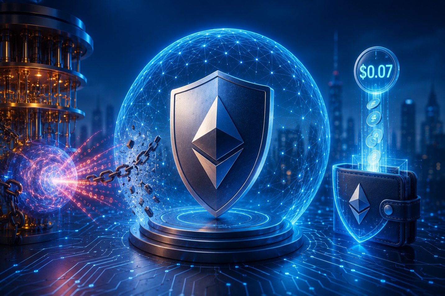 Ethereum có thể chống máy tính lượng tử với chi phí chỉ 7 cent mỗi tài khoản