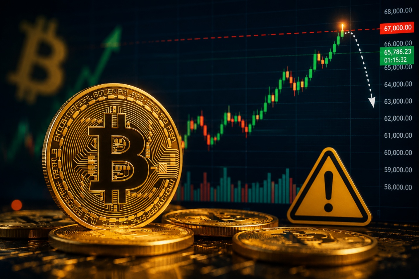 Giá Bitcoin bật tăng, chuyên gia cảnh báo nguy cơ bị từ chối tại 67.000 USD