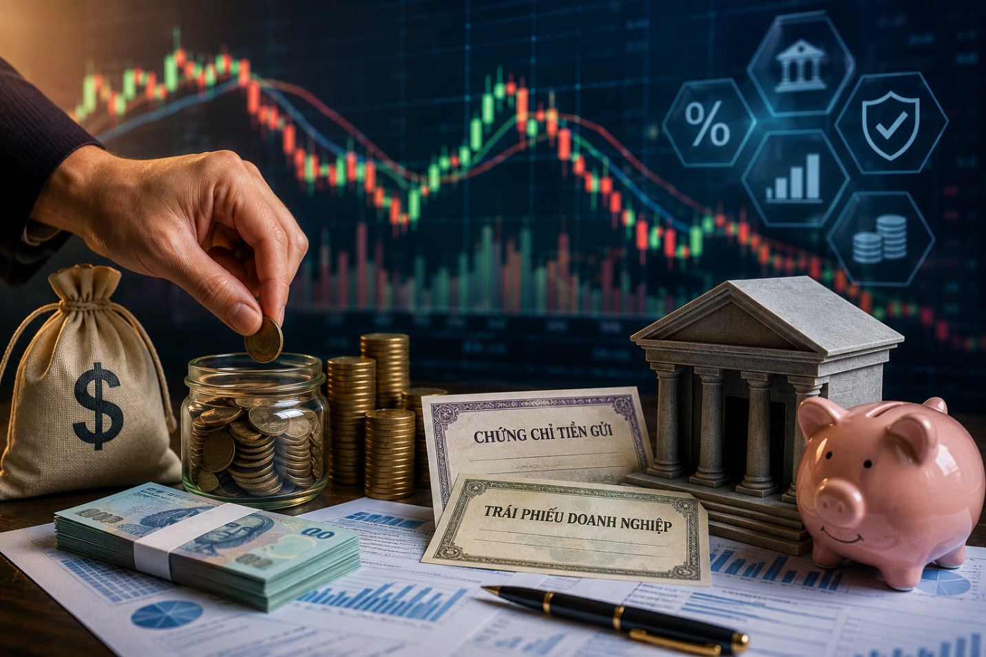 Chứng khoán chưa phải lựa chọn tối ưu? ACBS khuyến nghị ưu tiên tiền gửi và trái phiếu
