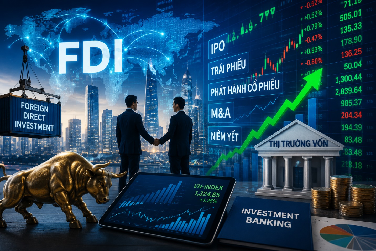 Doanh nghiệp FDI sắp đổ bộ thị trường vốn, công ty chứng khoán nào hưởng lợi lớn nhất?