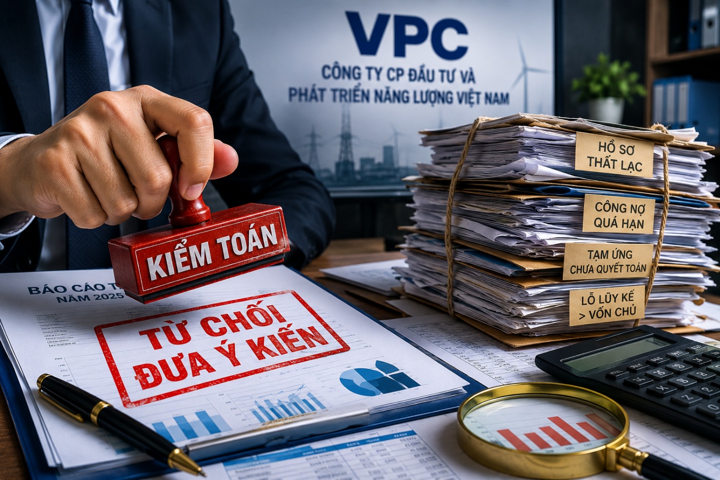 Doanh nghiệp nói hồ sơ thất lạc khi bàn giao lãnh đạo, kiểm toán từ chối đưa ý kiến