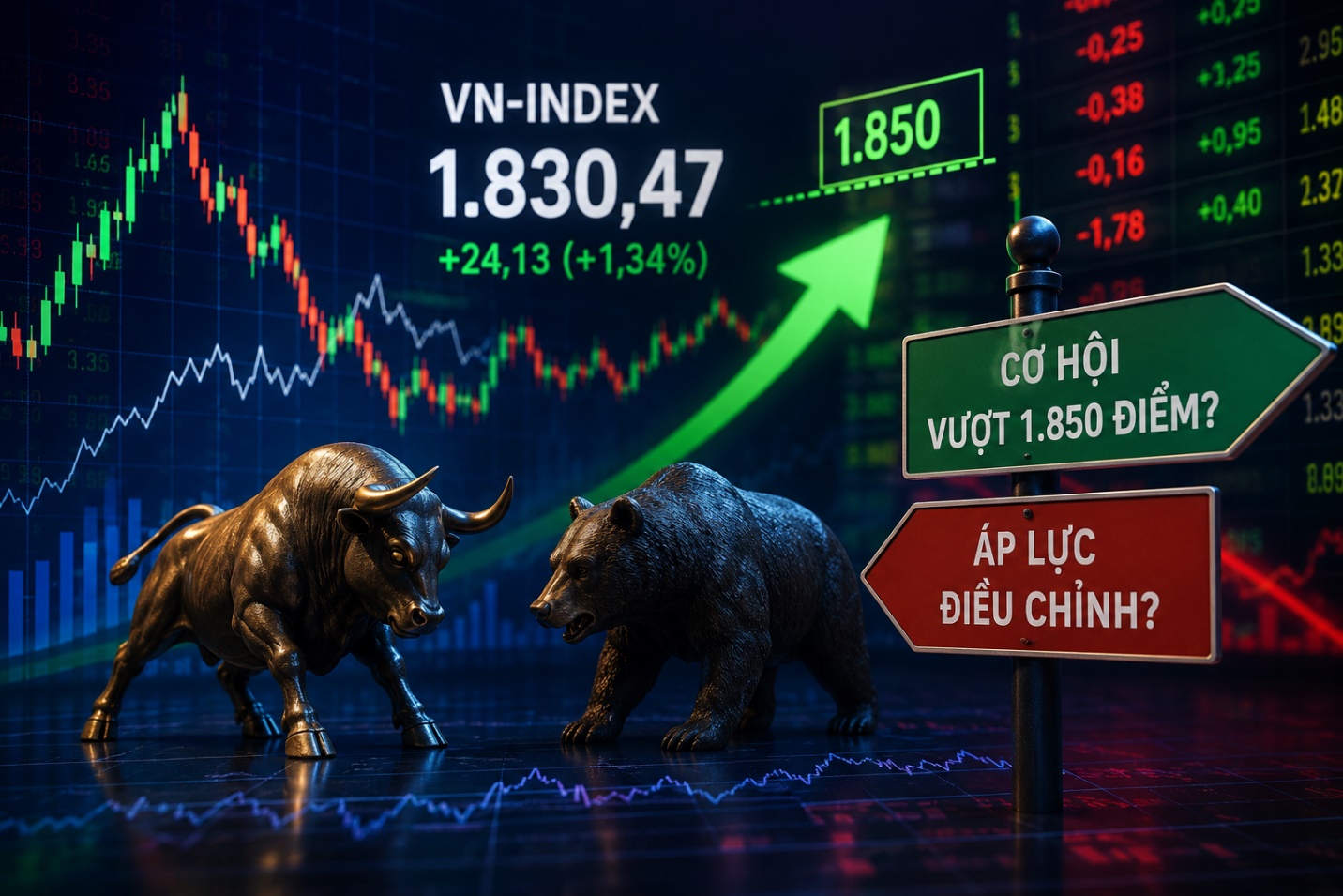 Chứng khoán ngày 19/06: Cơ hội vượt 1.850 điểm hay áp lực điều chỉnh trở lại?