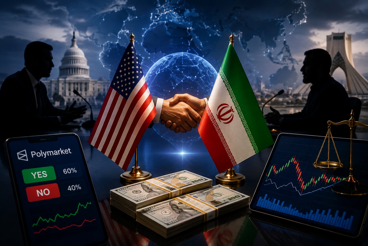 Ông Trump tuyên bố đạt thỏa thuận với Iran, thị trường cược 120 triệu USD lập tức bùng nổ tranh cãi