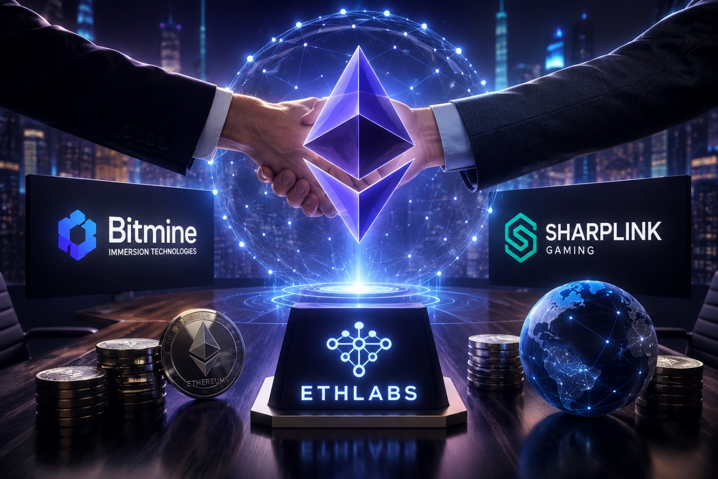 Ethereum xuất hiện tổ chức quyền lực mới được hậu thuẫn bởi Bitmine và SharpLink