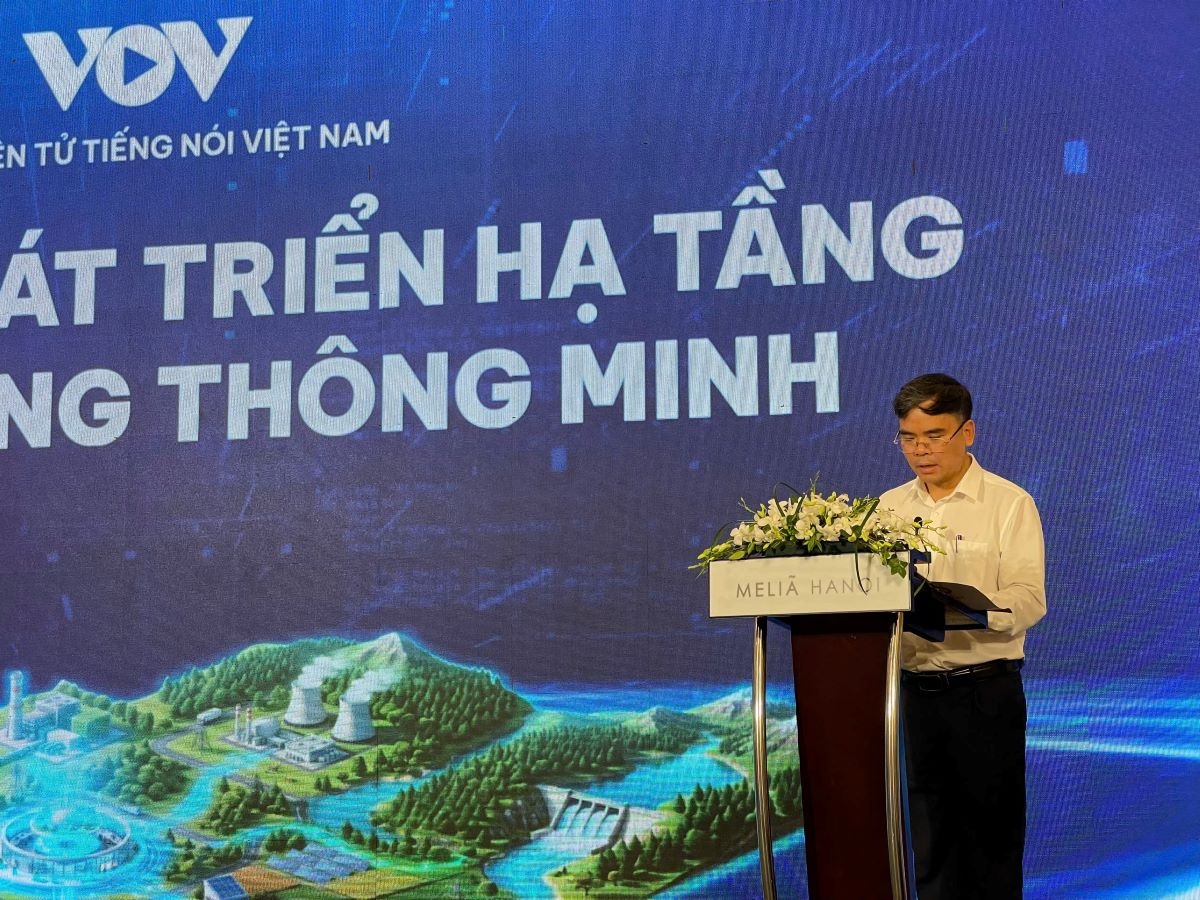 Ông Nguyễn Xuân Bắc, Phó Vụ trưởng Vụ Tín dụng các ngành kinh tế (Ngân hàng Nhà nước Việt Nam) tại Phát biểu tại Diễn đàn “Phát triển hạ tầng năng lượng thông minh”