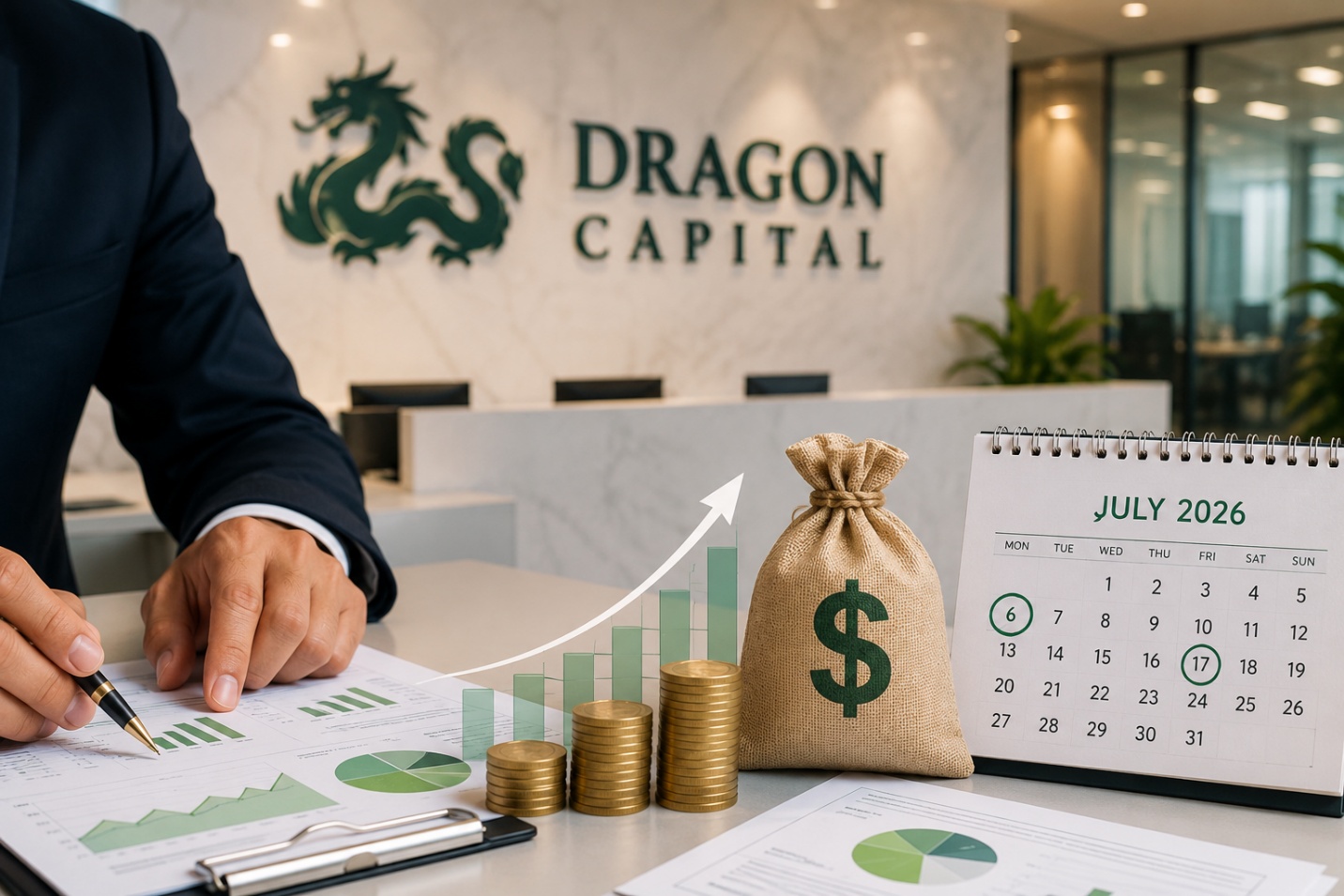 CEO vừa chi khoảng 92 tỷ đồng mua cổ phiếu, Dragon Capital Việt Nam tiếp tục trả cổ tức