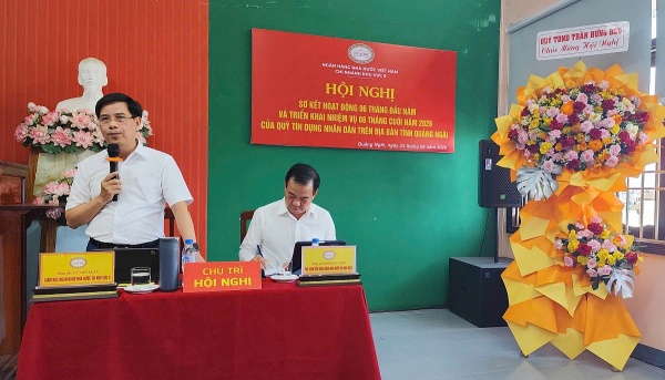 Sơ kết 6 tháng đầu năm và triển khai nhiệm vụ 6 tháng cuối năm của QTDND tại Quảng Ngãi