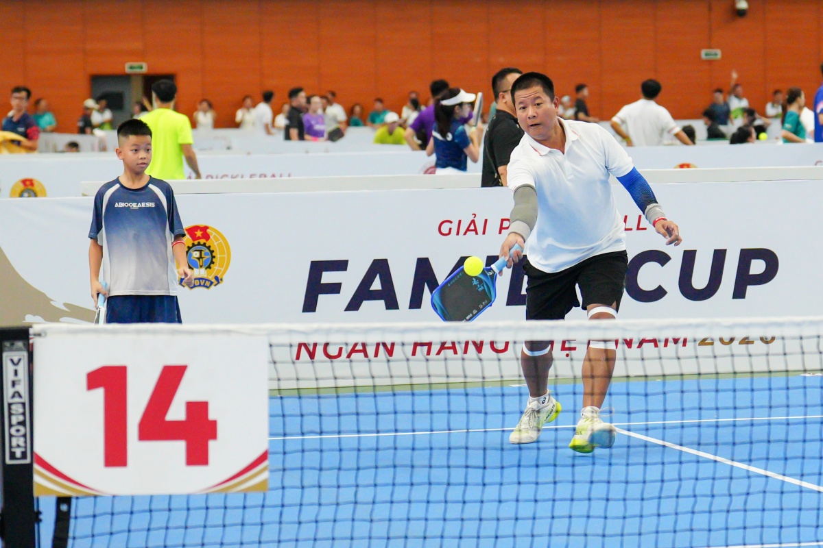 Gần 700 vận động viên tranh tài tại Giải Pickleball Family Cup Ngân hàng Việt Nam 2026