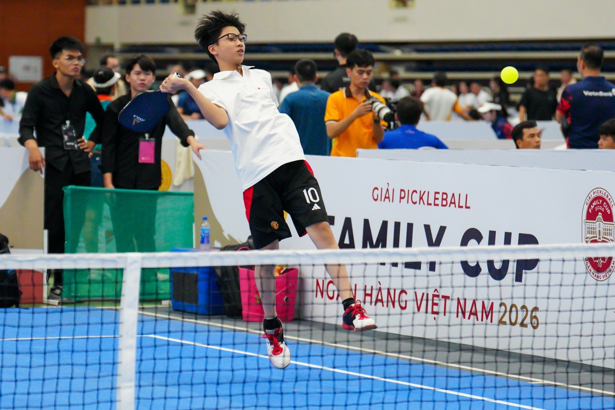 Gần 700 vận động viên tranh tài tại Giải Pickleball Family Cup Ngân hàng Việt Nam 2026