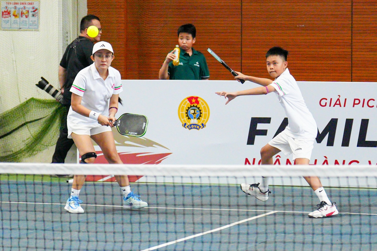 Gần 700 vận động viên tranh tài tại Giải Pickleball Family Cup Ngân hàng Việt Nam 2026