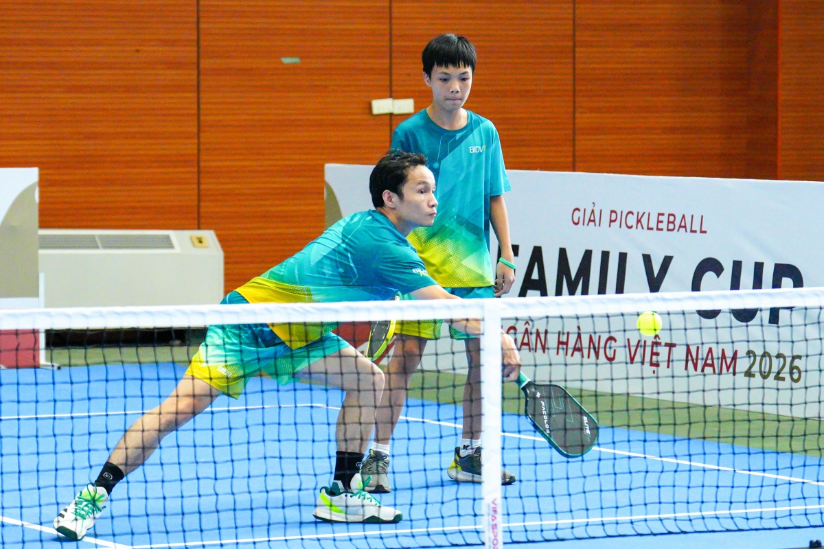 Gần 700 vận động viên tranh tài tại Giải Pickleball Family Cup Ngân hàng Việt Nam 2026