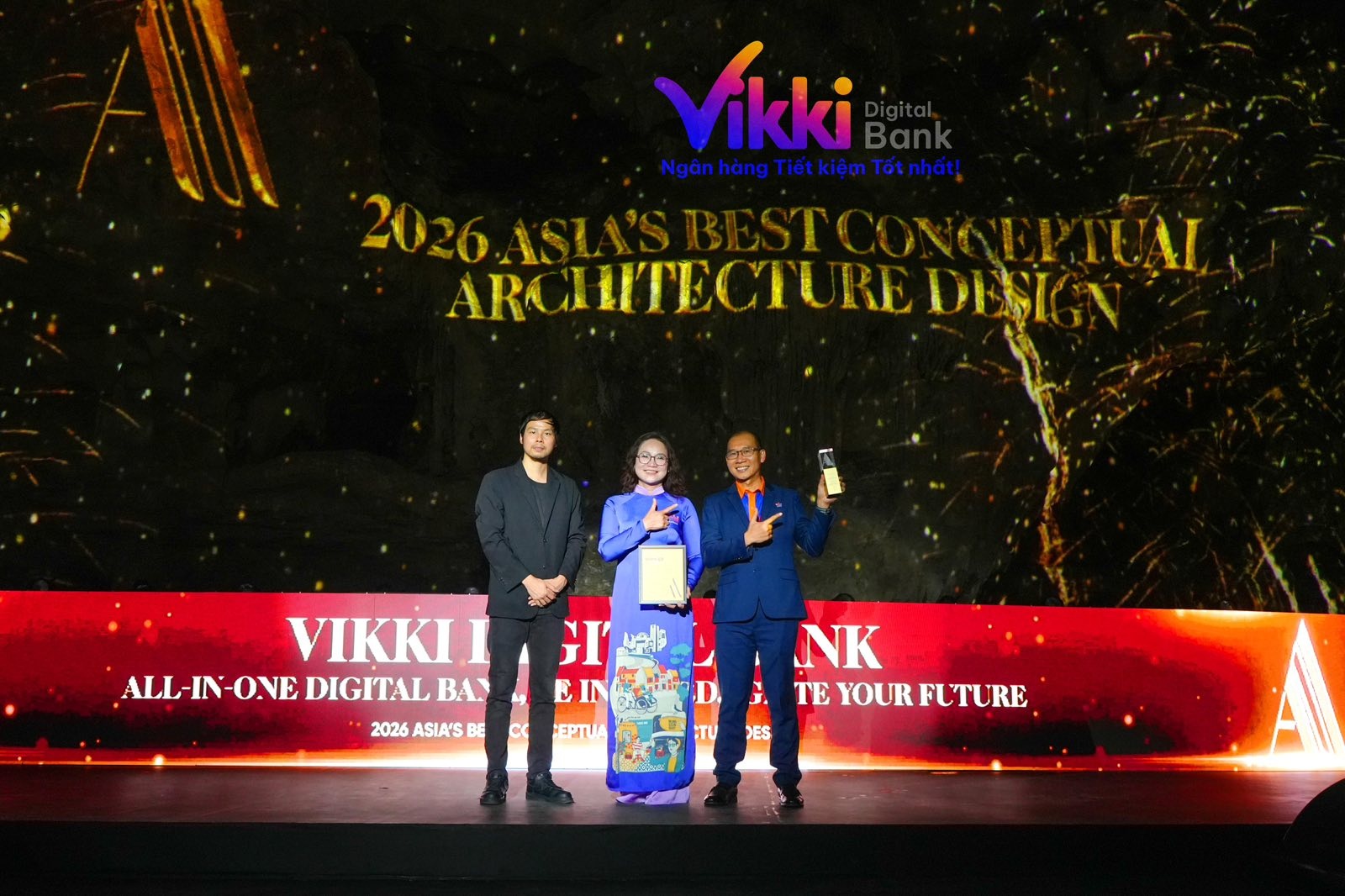 Bà Phan Thị Trâm Anh - Phó Tổng Giám đốc Vikki Digital Bank - “Asia’s Best Conceptual Architecture Design” – Kiến trúc ý tưởng xuất sắc nhất Châu Á 2026