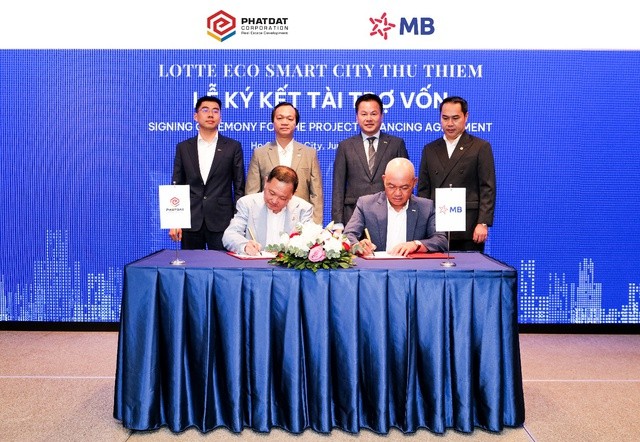 Ngân hàng TMCP Quân đội (MB Bank) sẽ tài trợ toàn bộ phần vốn tham gia của Phát Đạt tại dự án Lotte Eco Smart City Thu Thiem.jpg