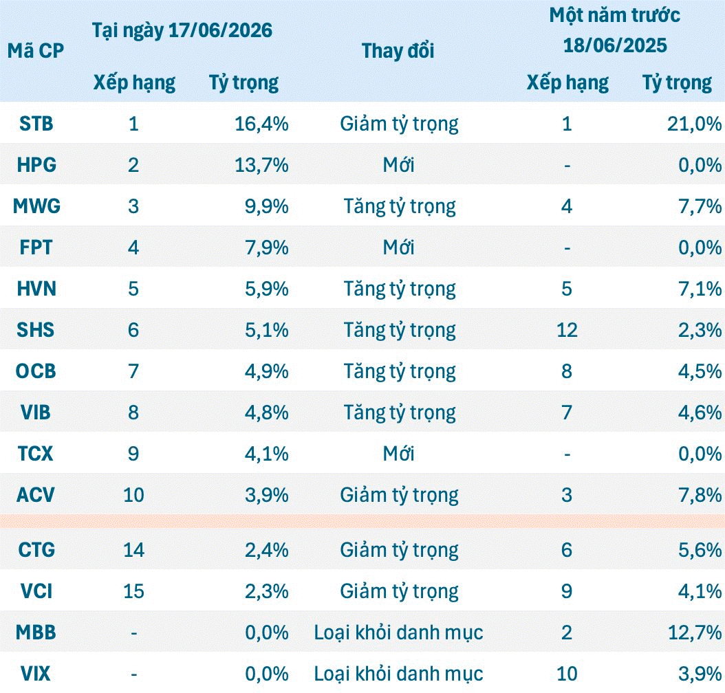 Trong một năm qua, Pyn Elite Fund đã mạnh tay cơ cấu lại danh mục.png