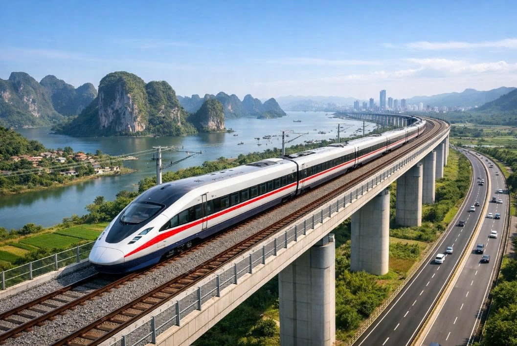 Vinhomes rót vốn cùng Vinspeed đầu tư tuyến đường sắt tốc độ cao 5,6 tỷ USD