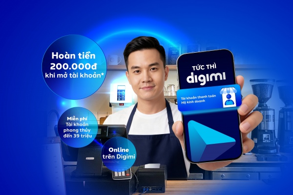 BVBank thúc đẩy giải pháp số hoá dành cho hộ kinh doanh với ưu đãi hoàn đến 200.000 đồng khi mở tài khoản