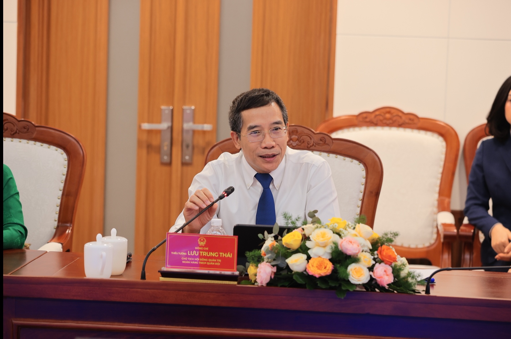 Ông Lưu Trung Thái, Chủ tịch Hội đồng Quản trị MB cam kết MB sẽ là đối tác tin cậy của tỉnh Khánh Hòa