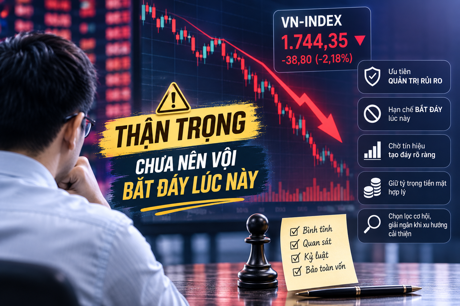 Nhận định thị trường chứng khoán ngày 21/7: Ưu tiên quản trị rủi ro, hạn chế bắt đáy sớm