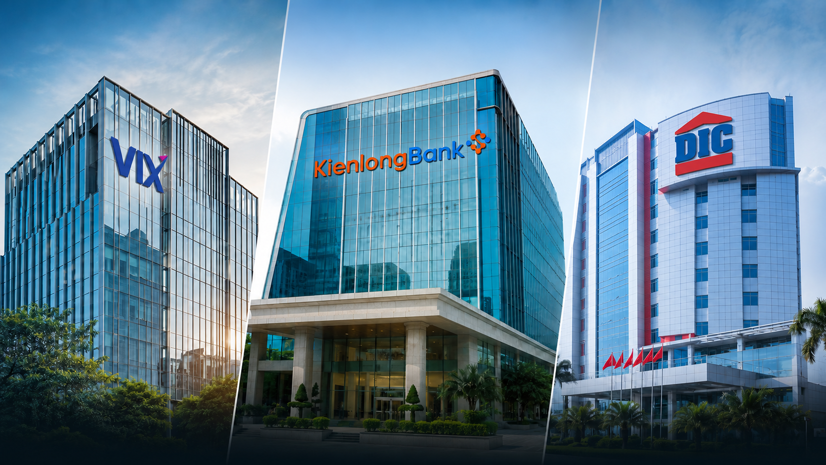Điều gì đứng sau việc VIX, KienlongBank và DIC Corp không còn cổ đông lớn?