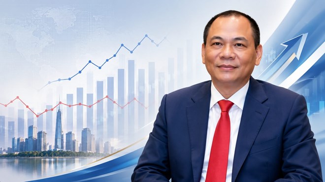 Forbes cập nhật tài sản 5 tỷ phú giàu nhất Việt Nam: Ông Phạm Nhật Vượng tiếp tục dẫn đầu