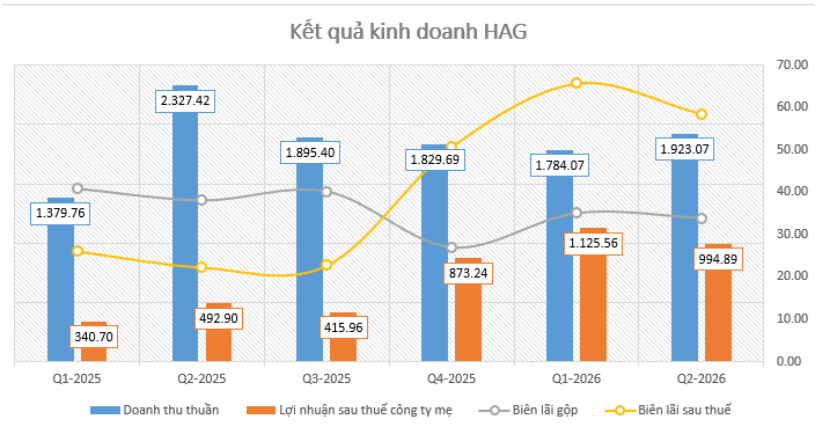 HAG: Tăng trưởng không đến từ hoạt động cốt lõi