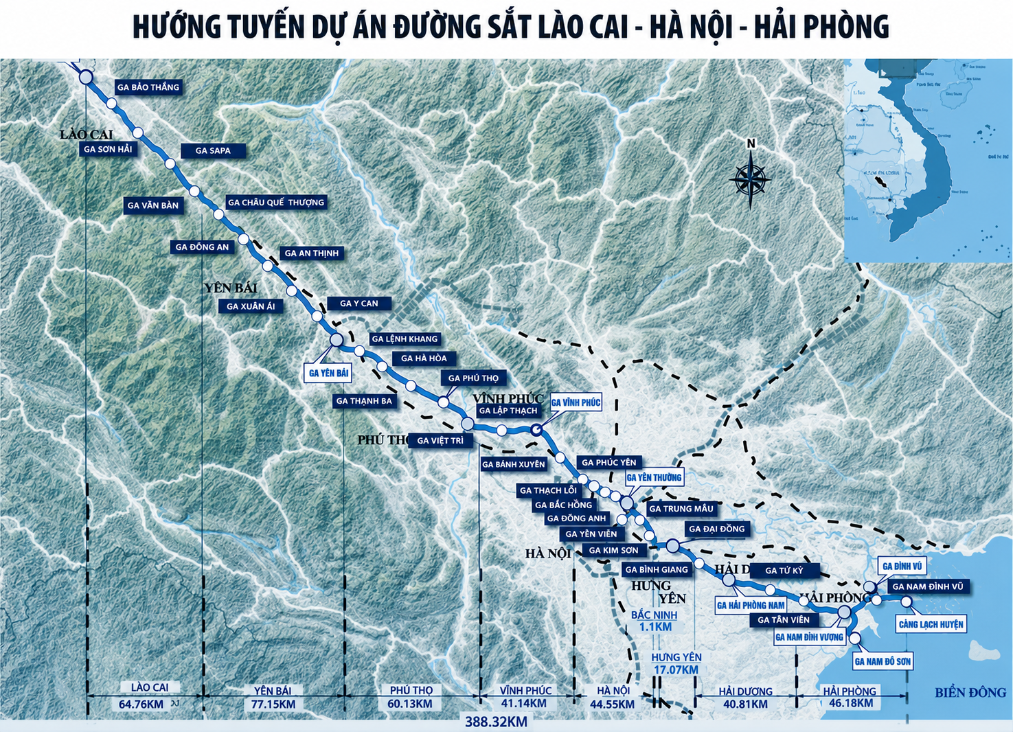 Vốn tuyến đường sắt Lào Cai - Hà Nội - Hải Phòng tăng 42%, Bộ Xây dựng nêu loạt nguyên nhân