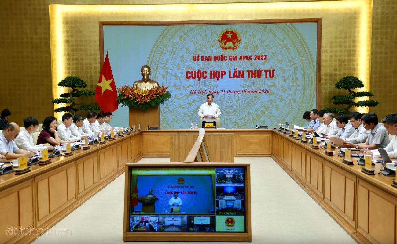 Kiện toàn Ủy ban Quốc gia APEC 2027 với 27 thành viên