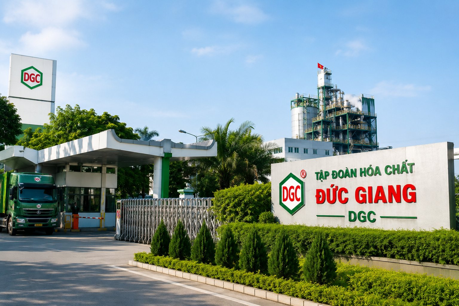 Hóa chất Đức Giang tiến gần ngày vận hành dự án 12.000 tỷ đồng, 50% sản lượng đã có đầu ra