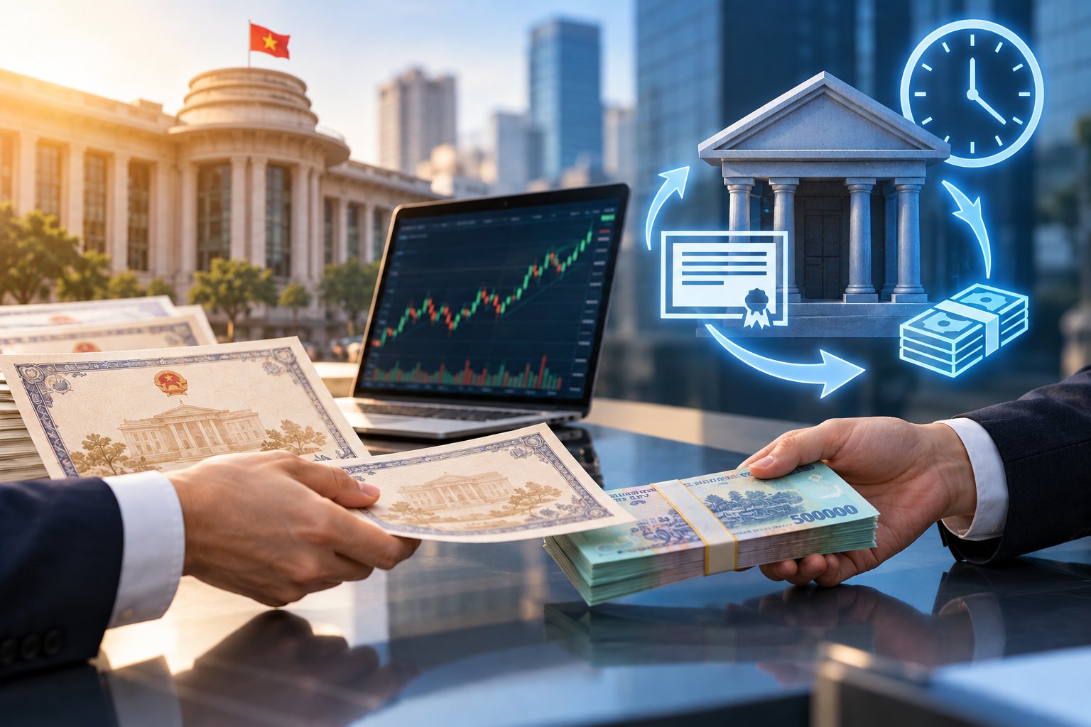 Hoàn thiện quy định giao dịch công cụ nợ, tăng an toàn thanh toán và minh bạch thị trường