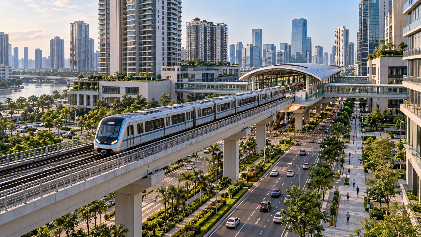 3 tuyến metro mới sẽ kết nối khu vực Bình Dương cũ, trung tâm TP.HCM và sân bay Tân Sơn Nhất