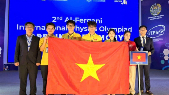 Việt Nam giành huy chương vàng tại Olympic Vật lí Quốc tế Al-Fergani