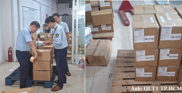 TP. Hồ Chí Minh: Liên tiếp phát hiện hàng hóa nghi xâm phạm sở hữu trí tuệ