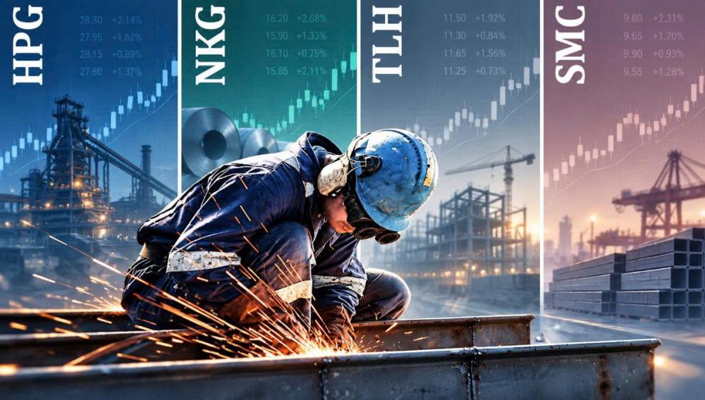 Ngành thép vào chu kỳ hồi phục: Triển vọng đầu tư phân hóa giữa HPG, HSG, NKG...